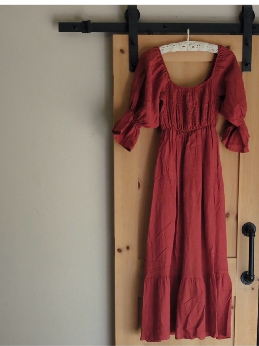 Beachwood Deia Dress Pomegranate Maxi Dress Size S/M/L One size Excellent - Picture 2 of 7